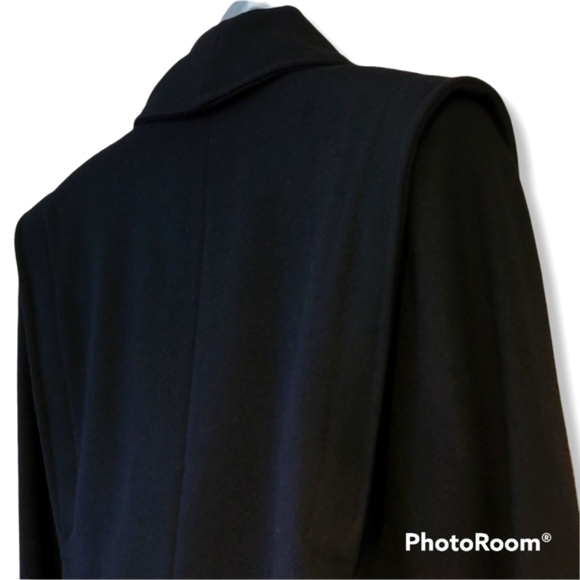 Stephanie Mathews Wool Coat Womens Size M/L 8/10 Fully Lined Wool Peacoat - Picture 15 of 16
